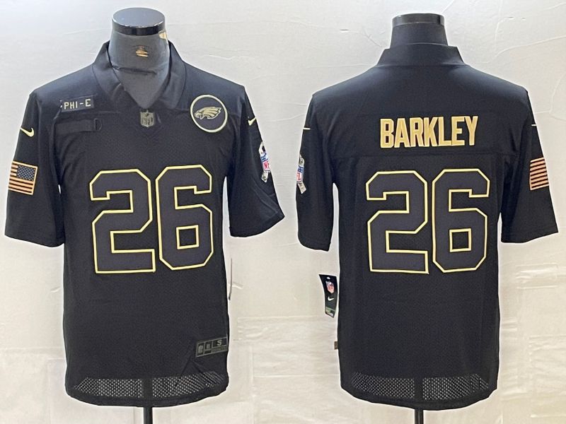 Men Philadelphia Eagles #26 Barkley Black 2024 Nike Limited NFL Jersey->philadelphia eagles->NFL Jersey